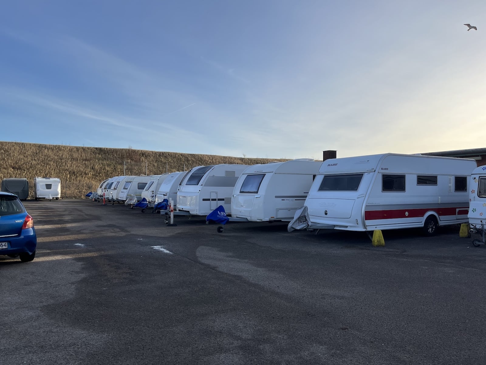 Campingvogn opbevaring & parkering